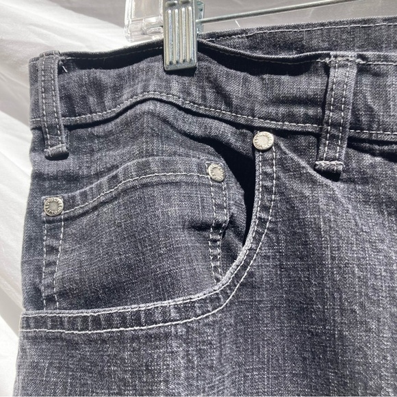 Oliveo classic black handmade jeans, size 16 - Picture 4 of 10